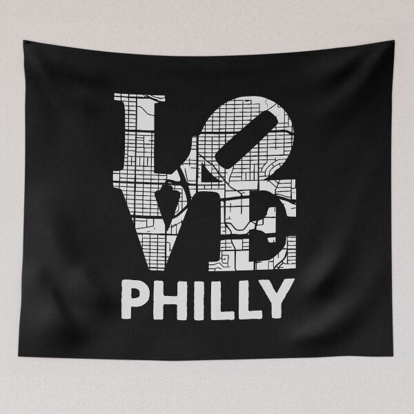 Item preview, Love Philadelphia City Map From Philly 215 designed and sold by pixeljamz.