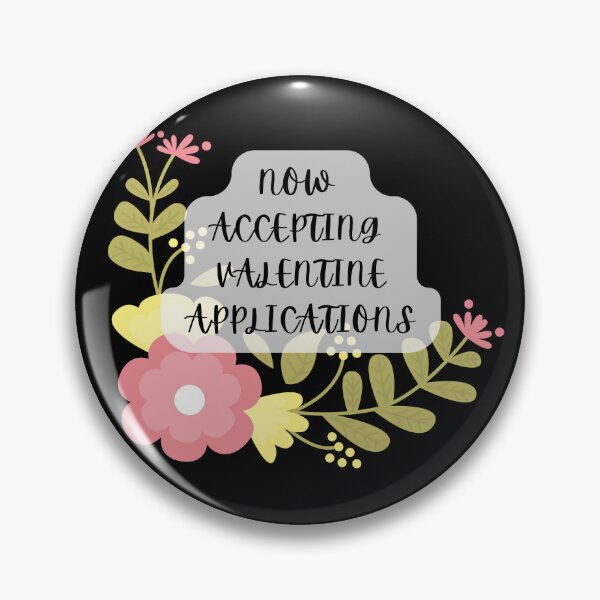 Item preview, Now accepting valentine applications in black | Valentine 2022 designed and sold by Taimoor Ali.