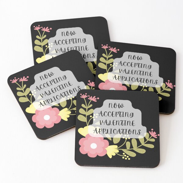 Item preview, Now accepting valentine applications in black | Valentine 2022 designed and sold by Taimoor Ali.