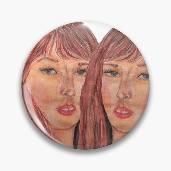 Item preview, TWINS PORTRAIT WATERCOLOUR  designed and sold by IvanaKada.