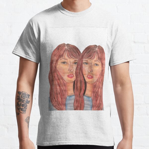 TWINS PORTRAIT WATERCOLOUR Classic T-Shirt