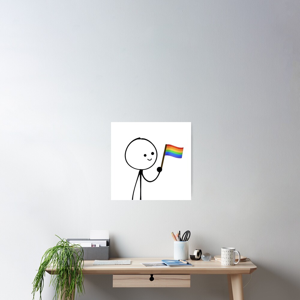 Boneco palito LGBT Sticker for Sale by Sabrina2808