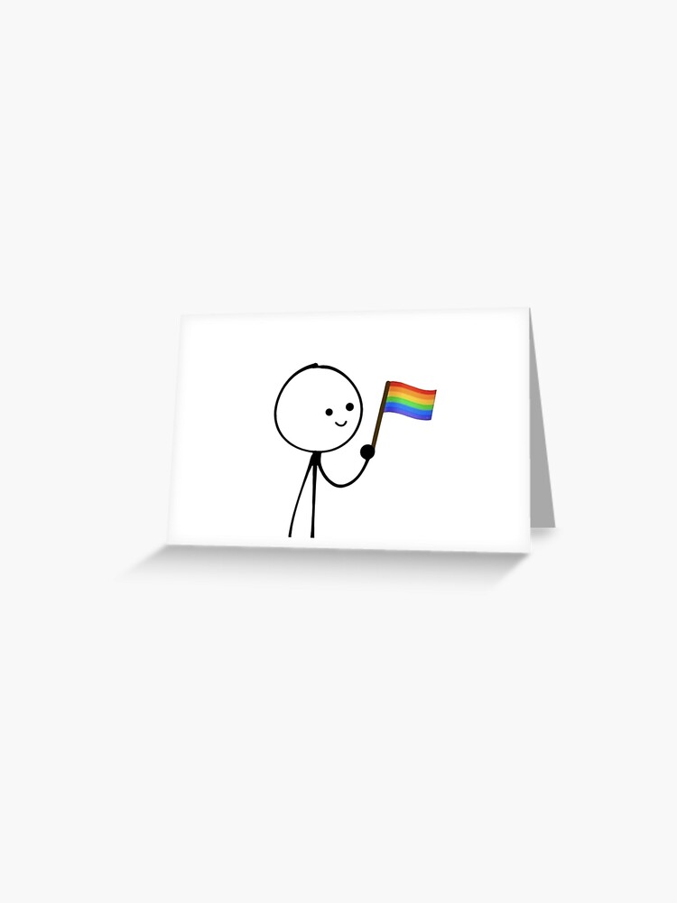 Boneco palito LGBT Sticker for Sale by Sabrina2808