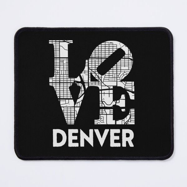 Item preview, Love Denver City Map From Denver 303 designed and sold by pixeljamz.