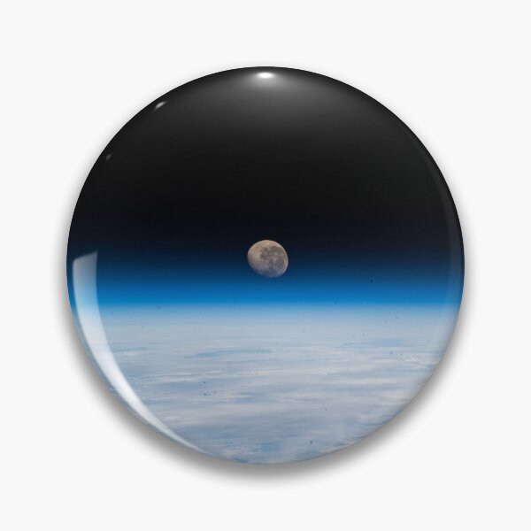 Item preview, The waning gibbous Moon above the Earth's horizon (view from International Space Station) designed and sold by Raureif.