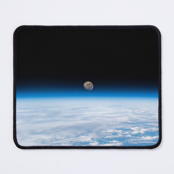Item preview, The waning gibbous Moon above the Earth's horizon (view from International Space Station) designed and sold by Raureif.