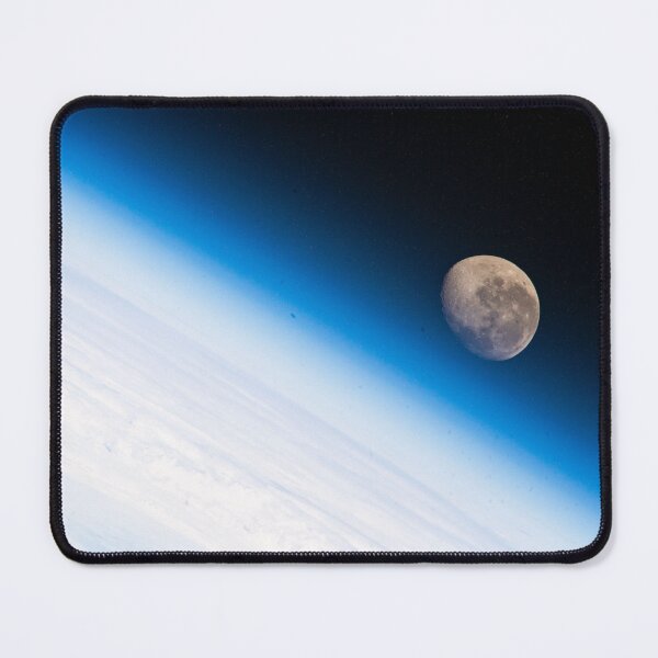 Item preview, The waning gibbous Moon above the Earth's horizon (view from International Space Station) designed and sold by Raureif.