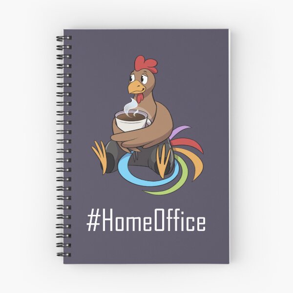 Artikelvorschau, "Kaffee und Jogginghose" Hahn #HomeOffice entworfen und verkauft von Catcolour.