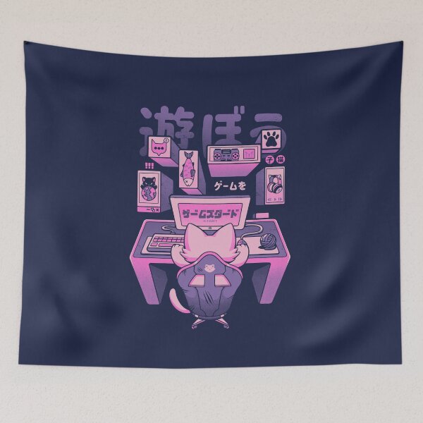 Item preview, Game On - Cute Geek Nerd Cat Gift designed and sold by EduEly.