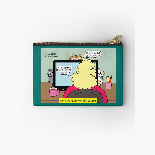 Item preview, Working from home problems designed and sold by Scat the cat.