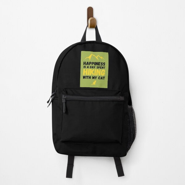 Item preview, Happiness is a Day Spent Hiking With My Cat Mountains Green designed and sold by CameronBischoff.