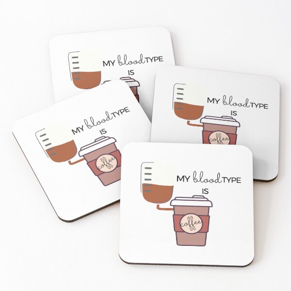 Item preview, My Blood Type is Coffee designed and sold by SuKiShoppuMY.