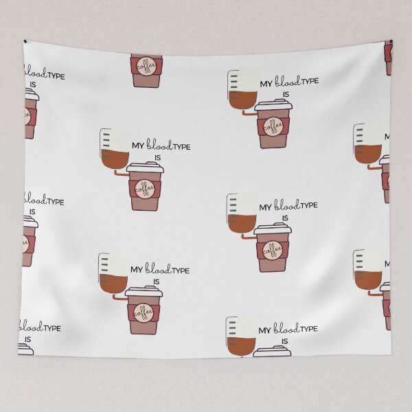 Item preview, My Blood Type is Coffee designed and sold by SuKiShoppuMY.