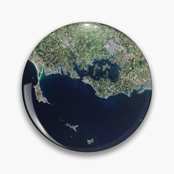 Item preview, Morbihan, France from space designed and sold by Raureif.