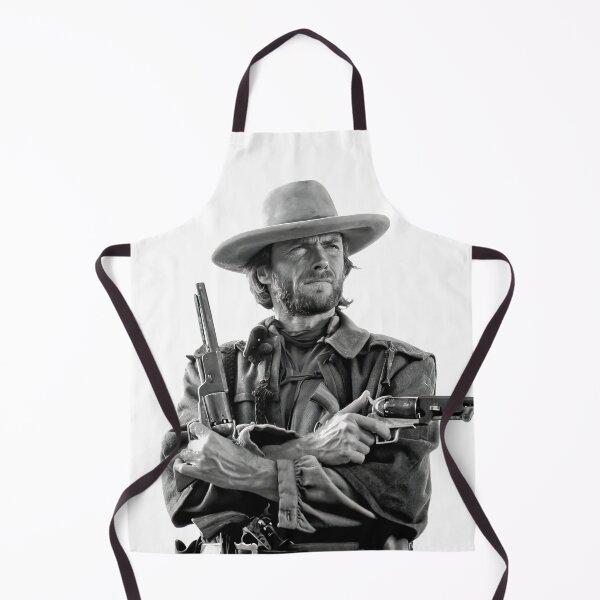 Item preview, Clint Eastwood, Black and White, Vintage Cowboy Wall art designed and sold by modernretro.
