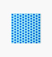 diamond symbol light blue Art Board