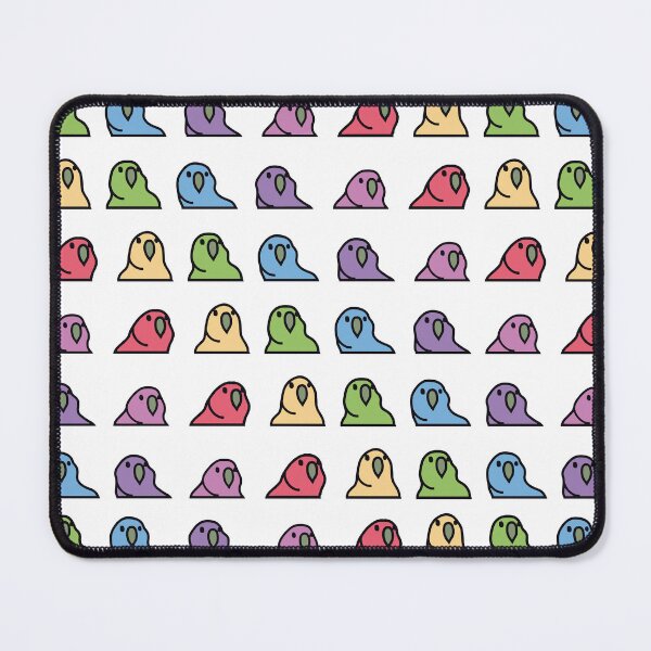 Item preview, PartyParrot Tile (white) designed and sold by TFeldDesign.