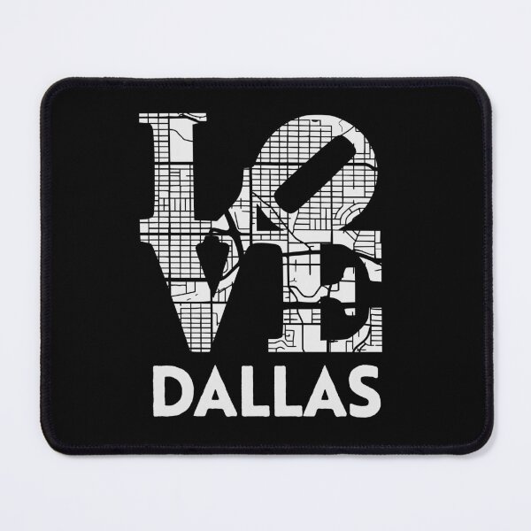 Item preview, Love Dallas City Map From Dallas 214 designed and sold by pixeljamz.