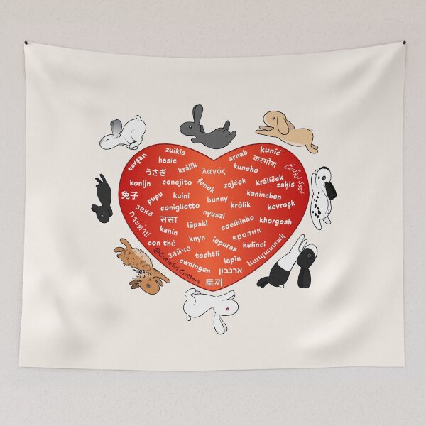 Item preview, Bunnies All Over The World designed and sold by Cutieful Critters.
