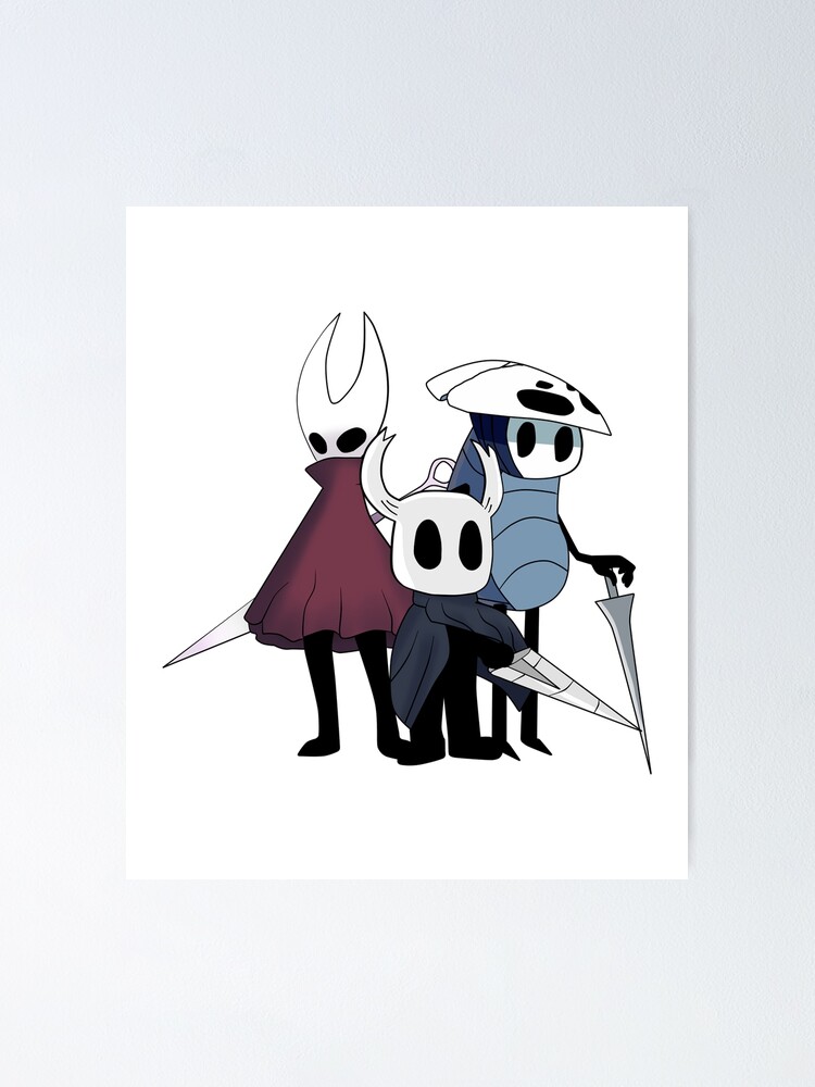 "Hollow Knight Old Nail & Master grim" Poster by MadeInBubble Redbubble