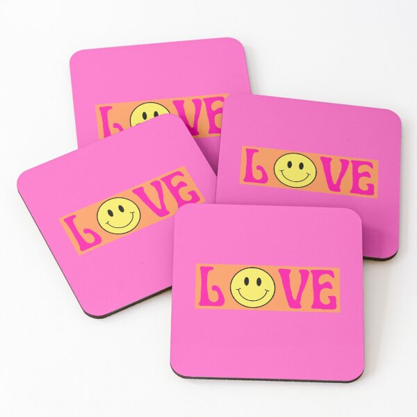 Item preview, Copy of Love smiley in pink, blue and yellow designed and sold by SUUSCK ★.