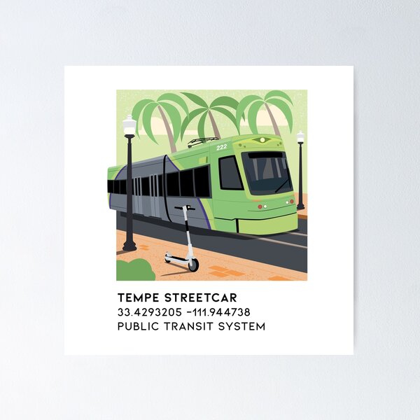 Item preview, Tempe Streetcar designed and sold by DreamBoxArt.