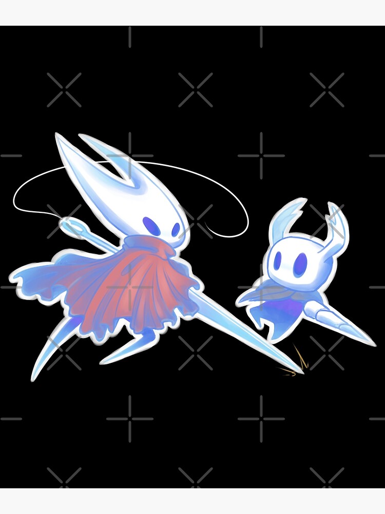 " Hollow Knight Old Nail & Master grim" Art Print by MadeInBubble Redbubble