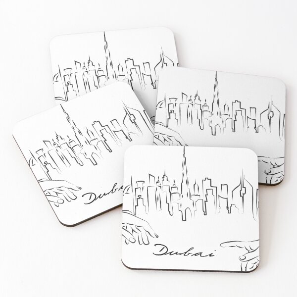 Item preview, Dubai line art designed and sold by Creatory.studio.