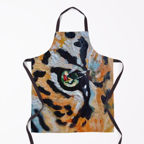 Item preview, Jaguar with a flag eye, Giobedys Ocaña, Backroom Art designed and sold by The Sr Corchea Backroom Art.