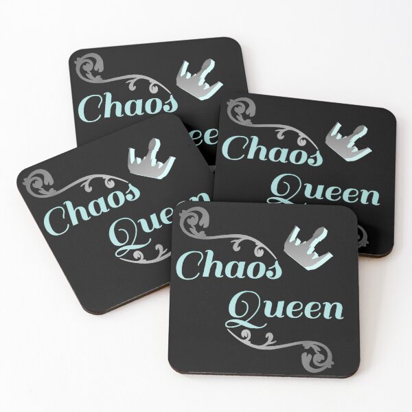 Item preview, chaosqueen, funny slogan shirts, partner look women, funny slogan motifs designed and sold by Kirei-Lily.
