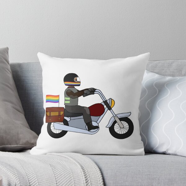 Item preview, Gay pride rainbow ride motorcycle freedom designed and sold by Nalidsa Sukprasert.