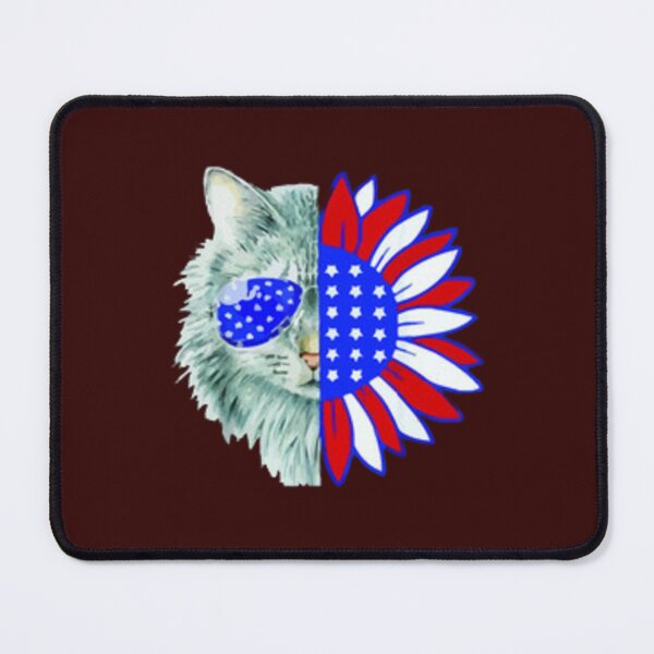 Item preview, American Cat Sunflower designed and sold by Dbanksdesign.