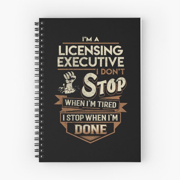 Item preview, Licensing Executive T Shirt - I Stop When Done Job Gift Item Tee designed and sold by natalinedk.