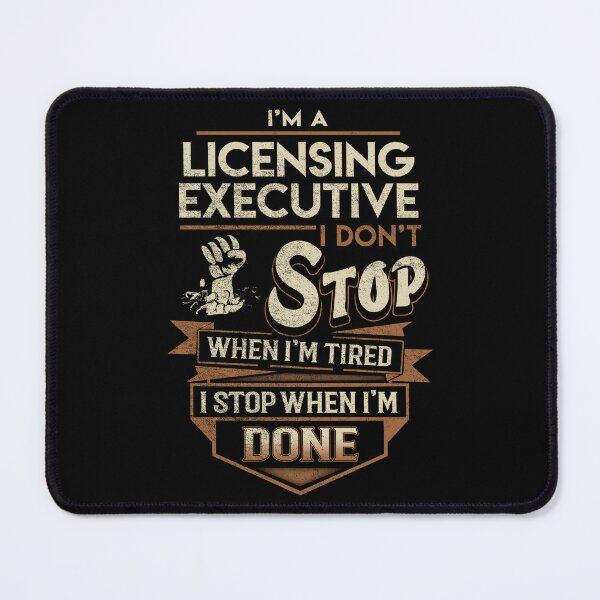 Item preview, Licensing Executive T Shirt - I Stop When Done Job Gift Item Tee designed and sold by natalinedk.