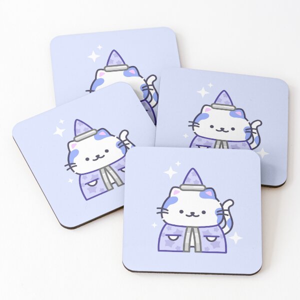 Item preview, wizard cat designed and sold by birdpop.