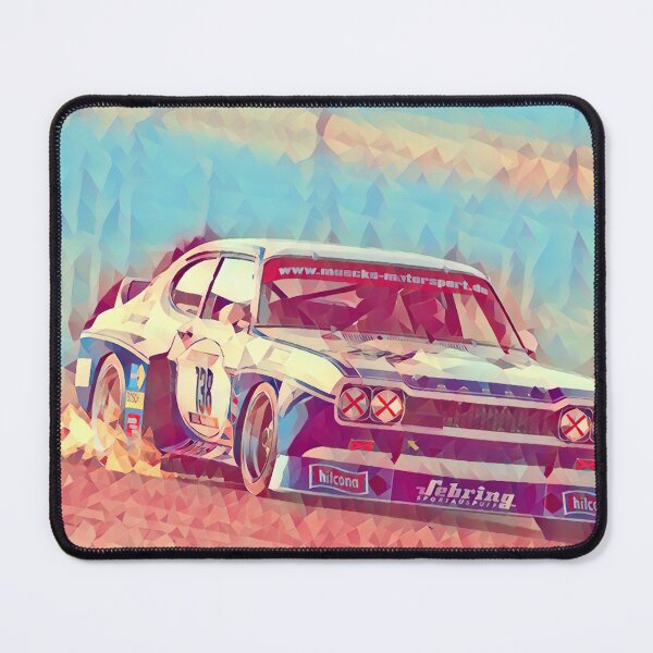 Item preview, IMSA Ford Capri Art Print – Vintage Turbo Race Car, Classic Motorsport Poster, Group 5 Racing Art designed and sold by Road To Track.
