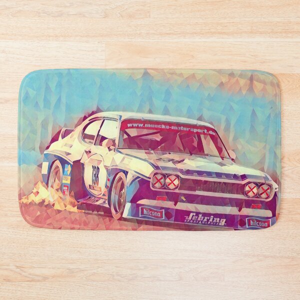 Item preview, IMSA Ford Capri Art Print – Vintage Turbo Race Car, Classic Motorsport Poster, Group 5 Racing Art designed and sold by Road To Track.
