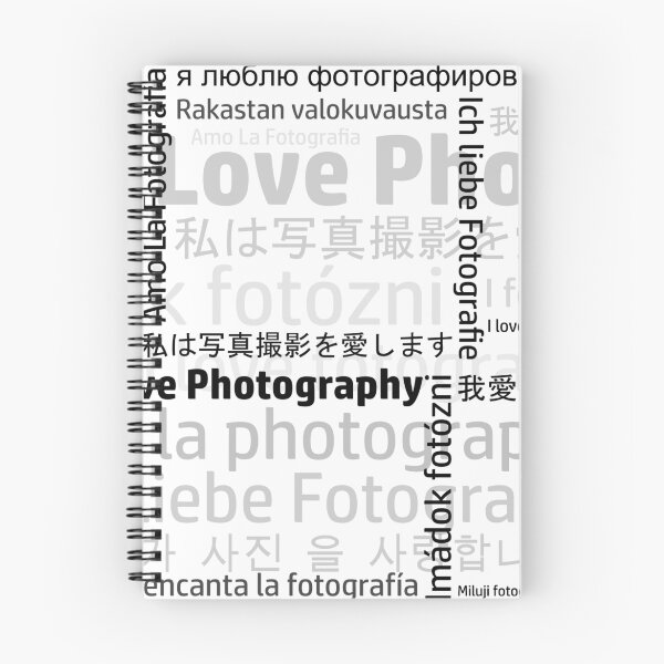 Item preview, "I Love Photography" (Black) designed and sold by hegeduspeter.