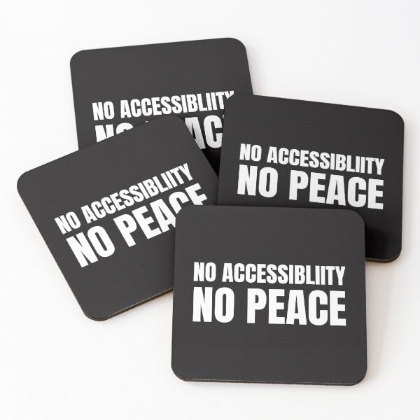 Item preview, No Accessibility No Peace designed and sold by Disabledland.