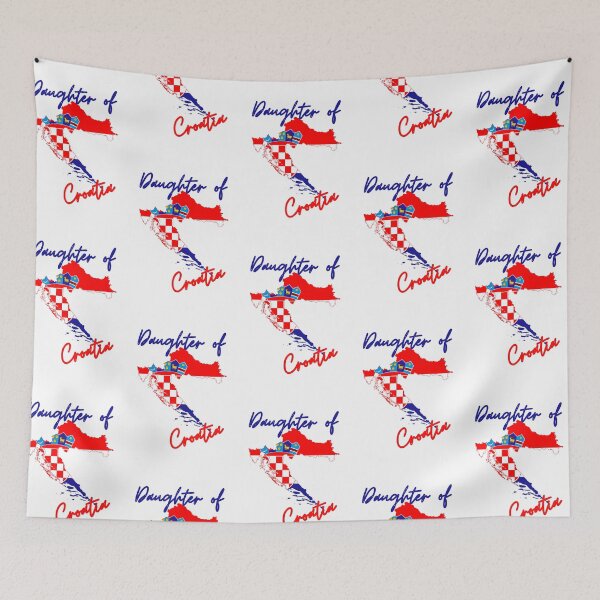 Item preview, Daughter of Croatia Map Flag designed and sold by NovawayDirect.