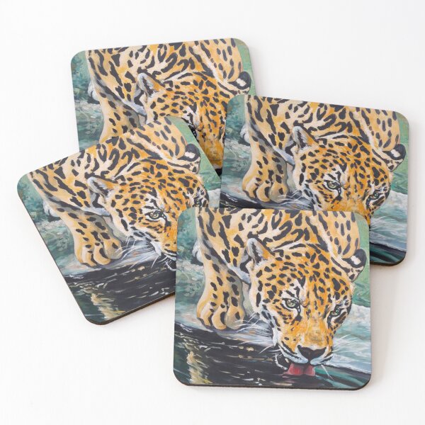 Item preview, The thirsty Jaguar, Giobedys Ocaña, Backroom Art designed and sold by The Sr Corchea Backroom Art.
