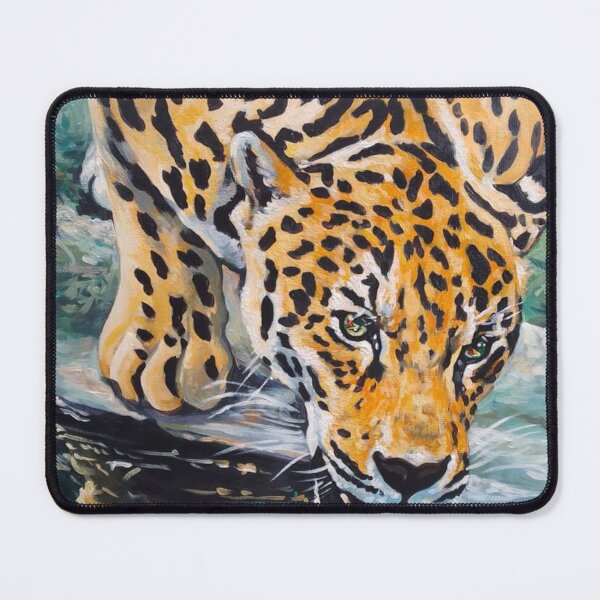 Item preview, The thirsty Jaguar, Giobedys Ocaña, Backroom Art designed and sold by The Sr Corchea Backroom Art.