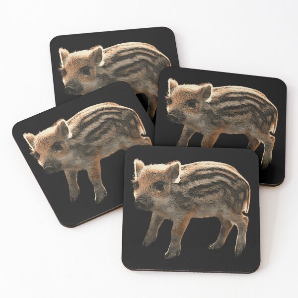 Item preview, Piglets, wild boars, cute pig designs, adorable animal gifts designed and sold by Kirei-Lily.