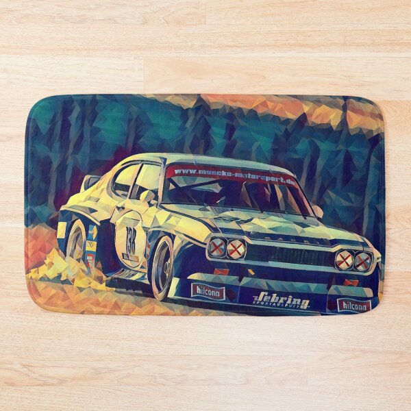 Item preview, IMSA Ford Capri Art Print – Vintage Turbo Race Car, Classic Motorsport Poster, Group 5 Racing Art designed and sold by Road To Track.
