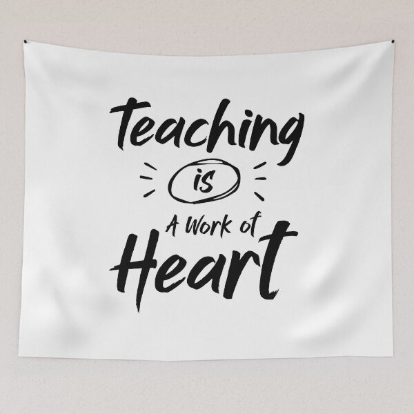 Item preview, Teaching is A Work of Heart designed and sold by BestComicss.