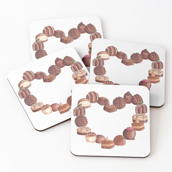 Item preview, chocolate heart designed and sold by Rhiannon Redfern.