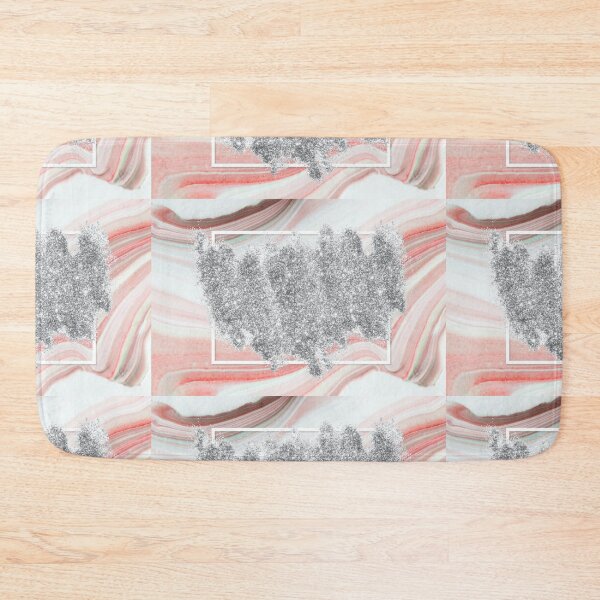 Item preview, Pink Marble & Silver Glamour designed and sold by newburyboutique.