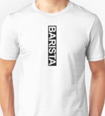 Barista Coffee Lover Espresso Late Art Text Unisex T-Shirt