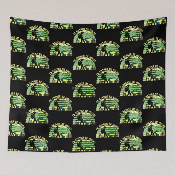 Item preview, Id Rather Be  Hiking -Guy Hiking designed and sold by Rally-Girl.