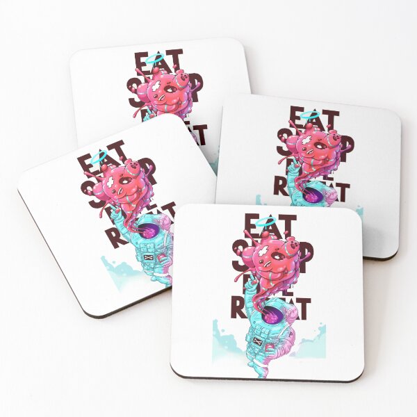 Item preview, Eat, Sleep, Rave, Repeat, Astronaut designed and sold by MusicSkateboard.